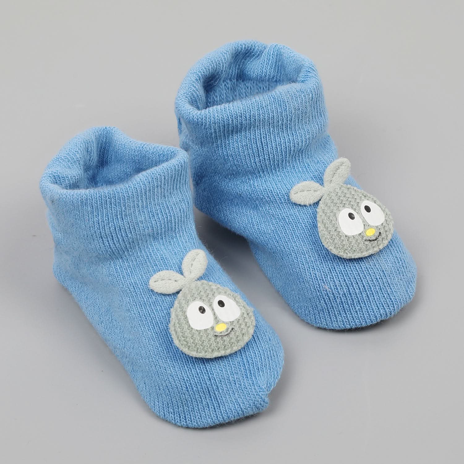 Newborn Card Booties - Grey, Newborn Caps, Shoes & Socks, Chase Value, Chase Value