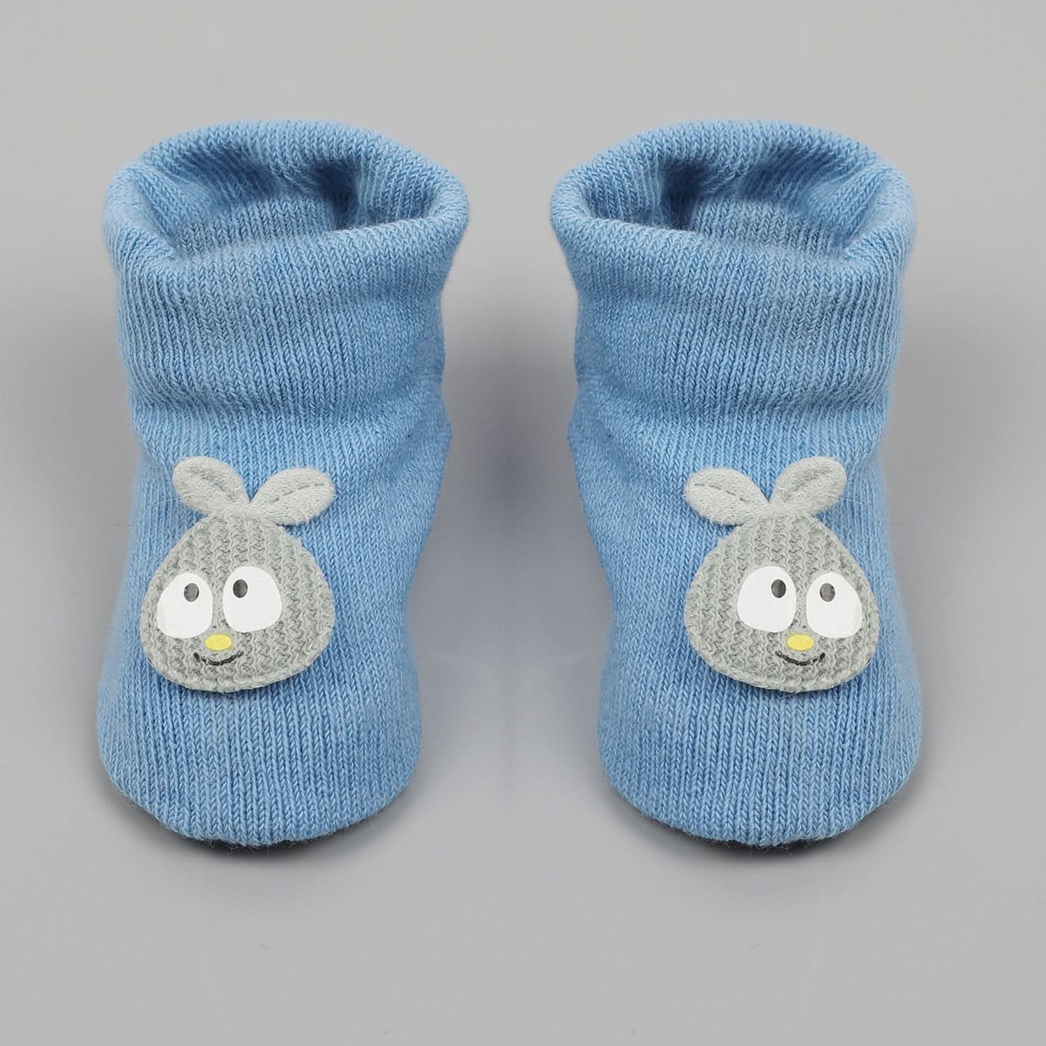 Newborn Card Booties - Grey, Newborn Caps, Shoes & Socks, Chase Value, Chase Value