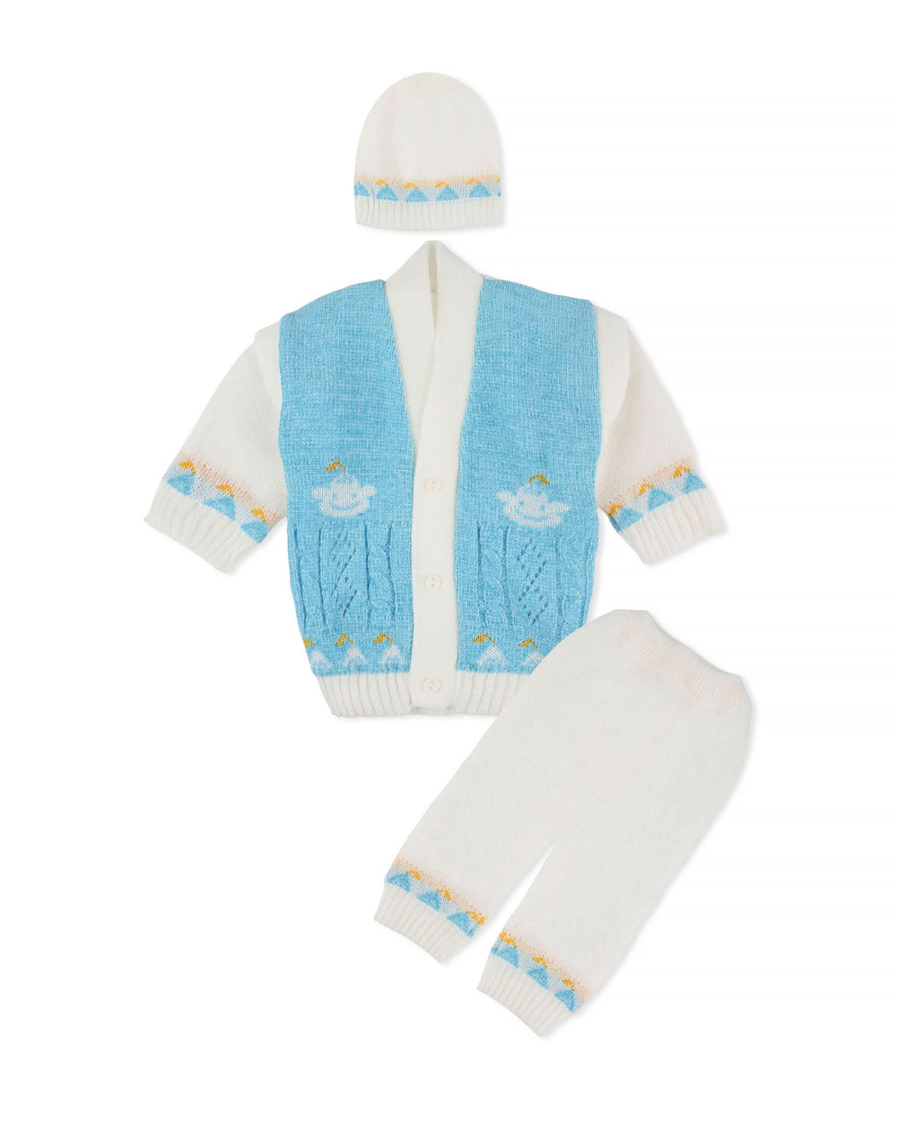Newborn Boys Irani Suit – 4 Piece Set, Newborn Boys Sets & Suits, Chase Value, Chase Value