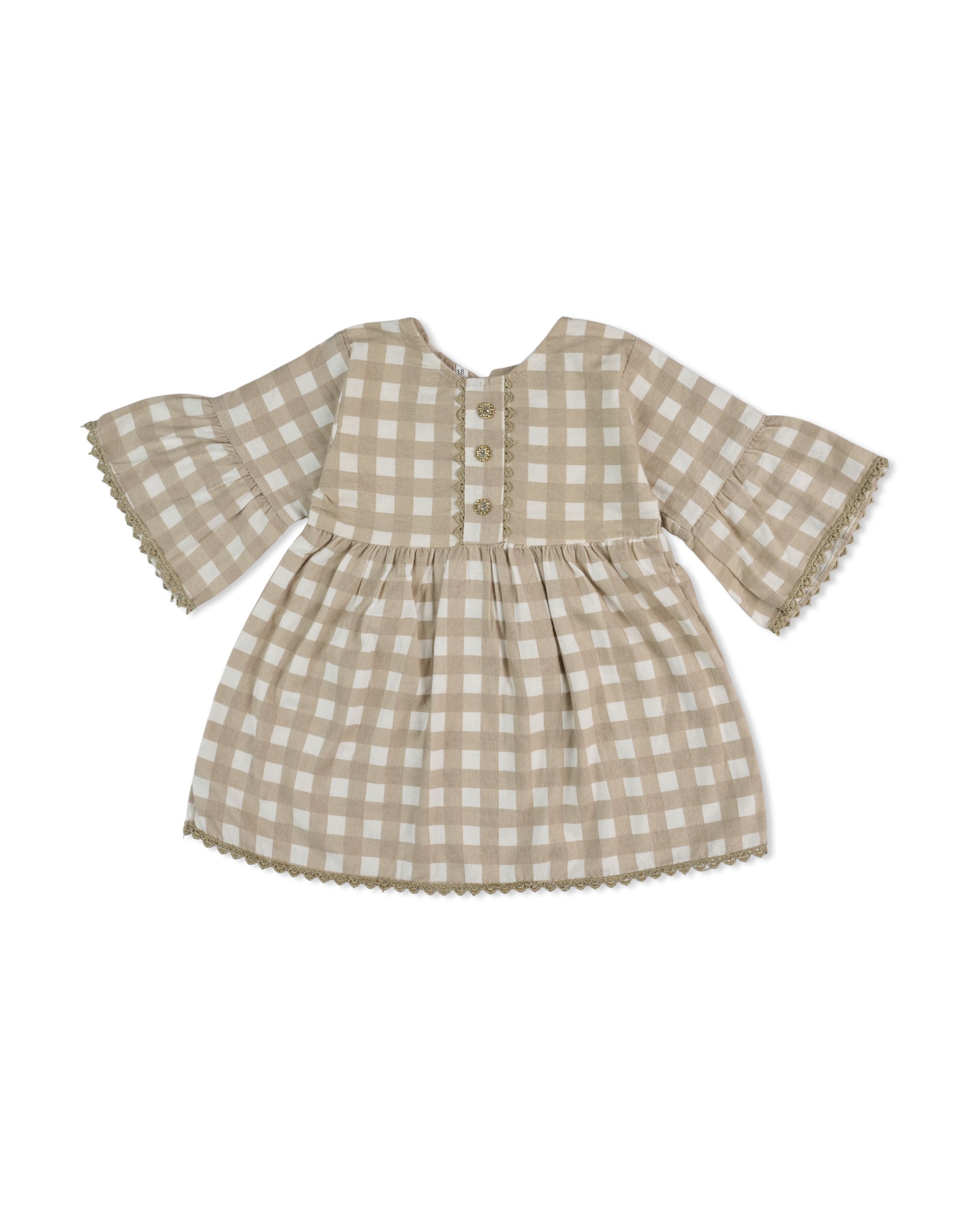 Girls Frock - Beige, Girls Frocks, Chase Value, Chase Value