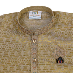 Boys Embroidered Shalwar Suit - Beige