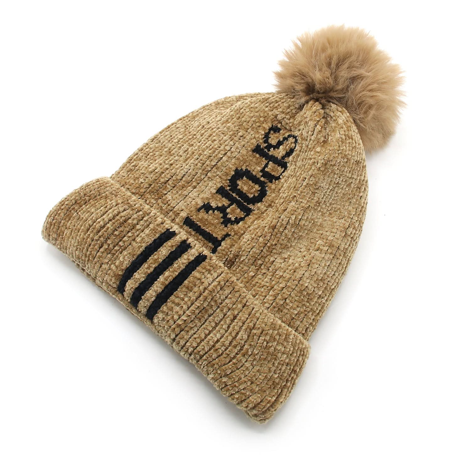 Women's Woolen Cap - Beige, Women's Cap & Other Accessories, Chase Value, Chase Value