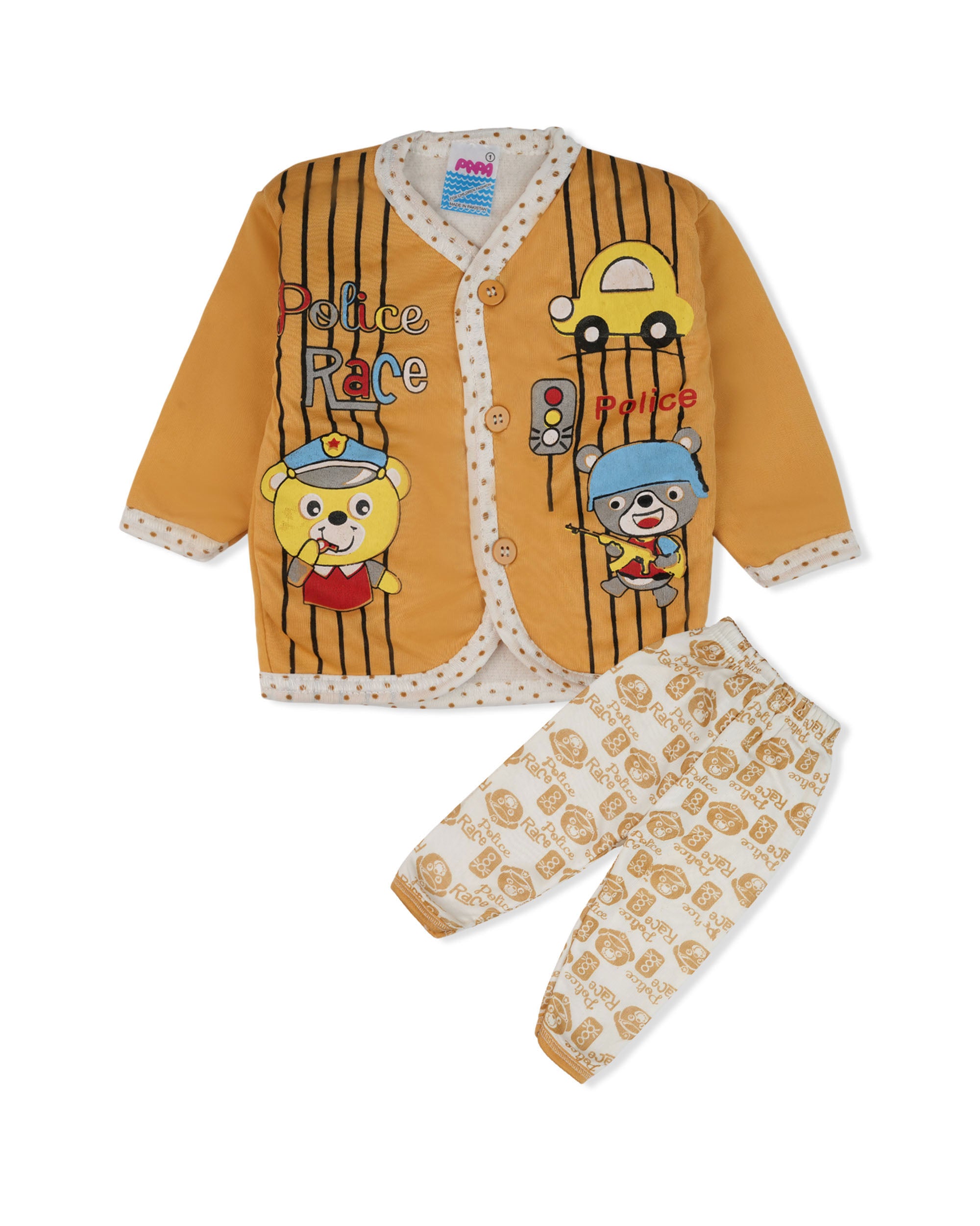 Newborn Boys Full Sleeves Suit