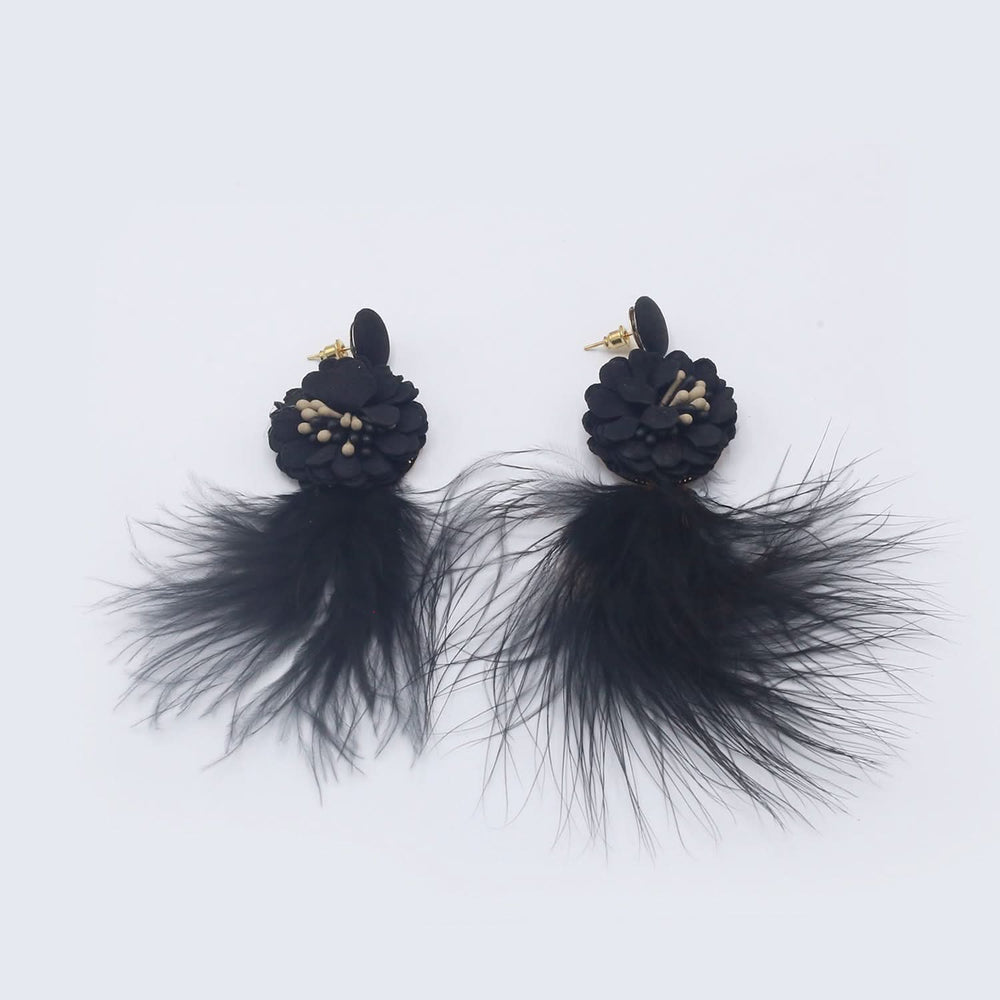 Long Earrings - Black, Women Earrings & Tops, Chase Value, Chase Value