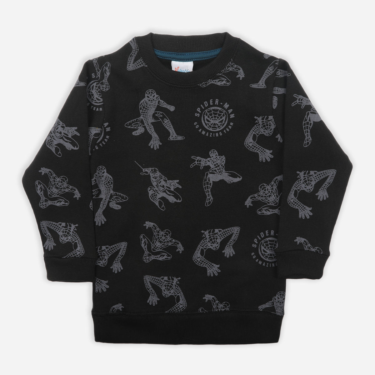 Boys Full Sleeves SweatShirt - Black, Boys Hoodies & Sweat Shirts, Chase Value, Chase Value