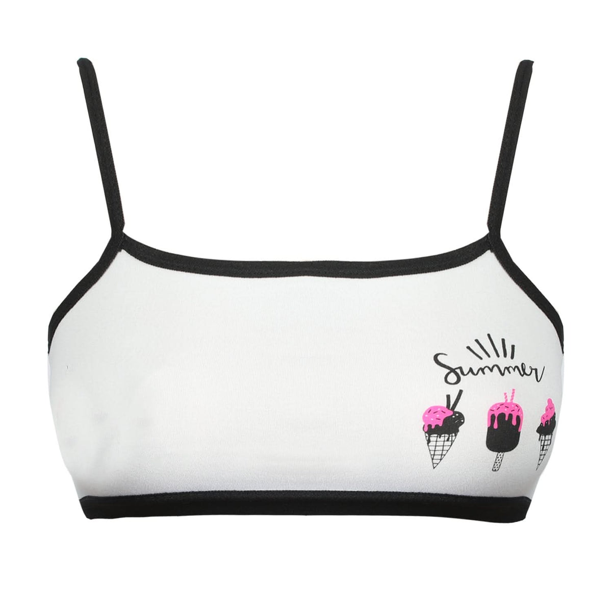 Girls Biddies - Black, Girls Shameez Camisole & Biddies, Chase Value, Chase Value