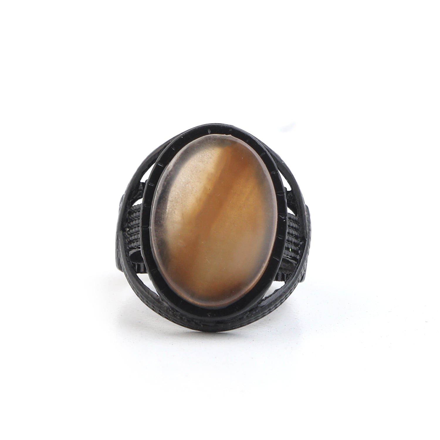 Mens' Durable Fing Ring for Daily Wear - Black, Men's Jewellery, Chase Value, Chase Value
