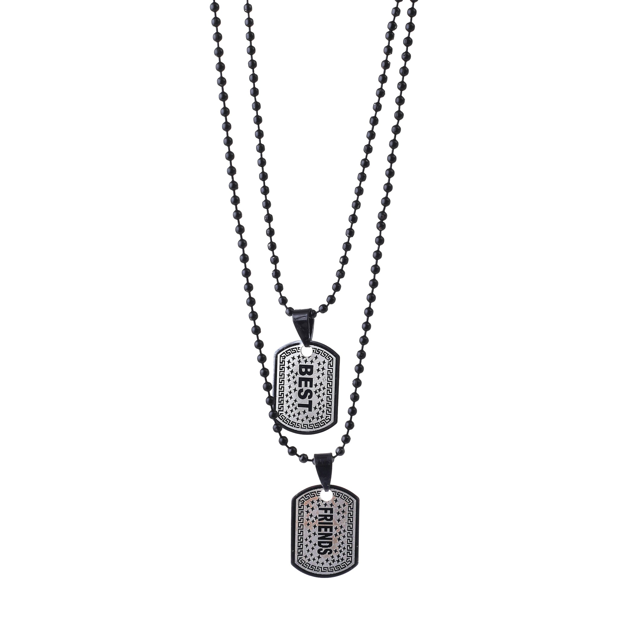 Men's Chain Locket Dubbel - Black, Men's Jewellery, Chase Value, Chase Value