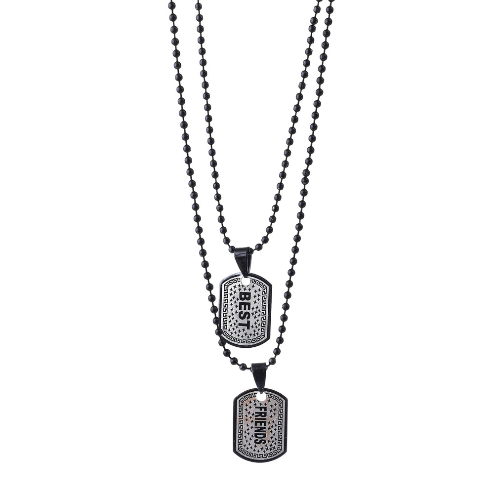 Men's Chain Locket Dubbel - Black, Men's Jewellery, Chase Value, Chase Value
