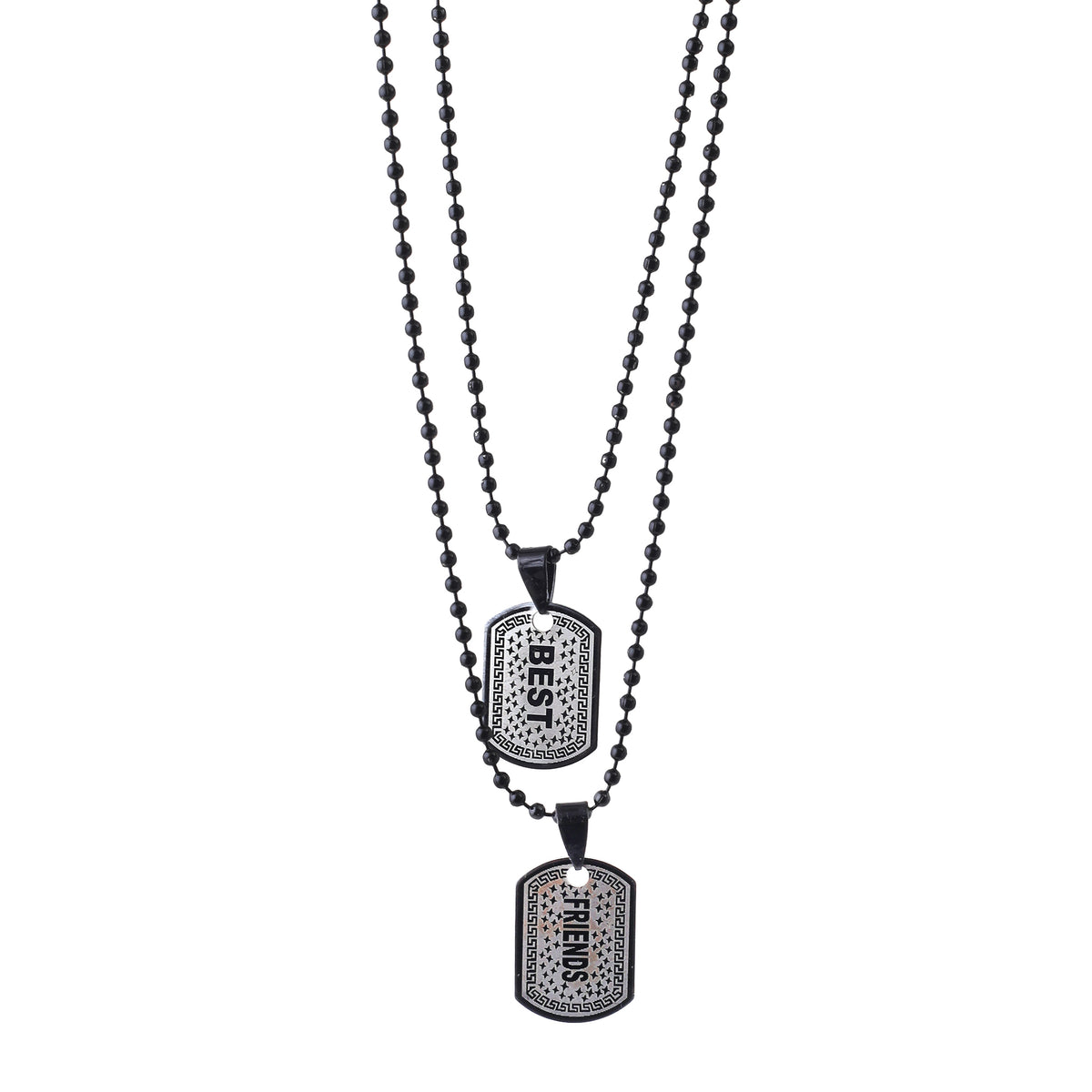 Men's Chain Locket Dubbel - Black, Men's Jewellery, Chase Value, Chase Value