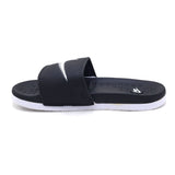 Synthetic Slip On Flat Nike 22 Slider - Black, Men's Slippers, Chase Value, Chase Value