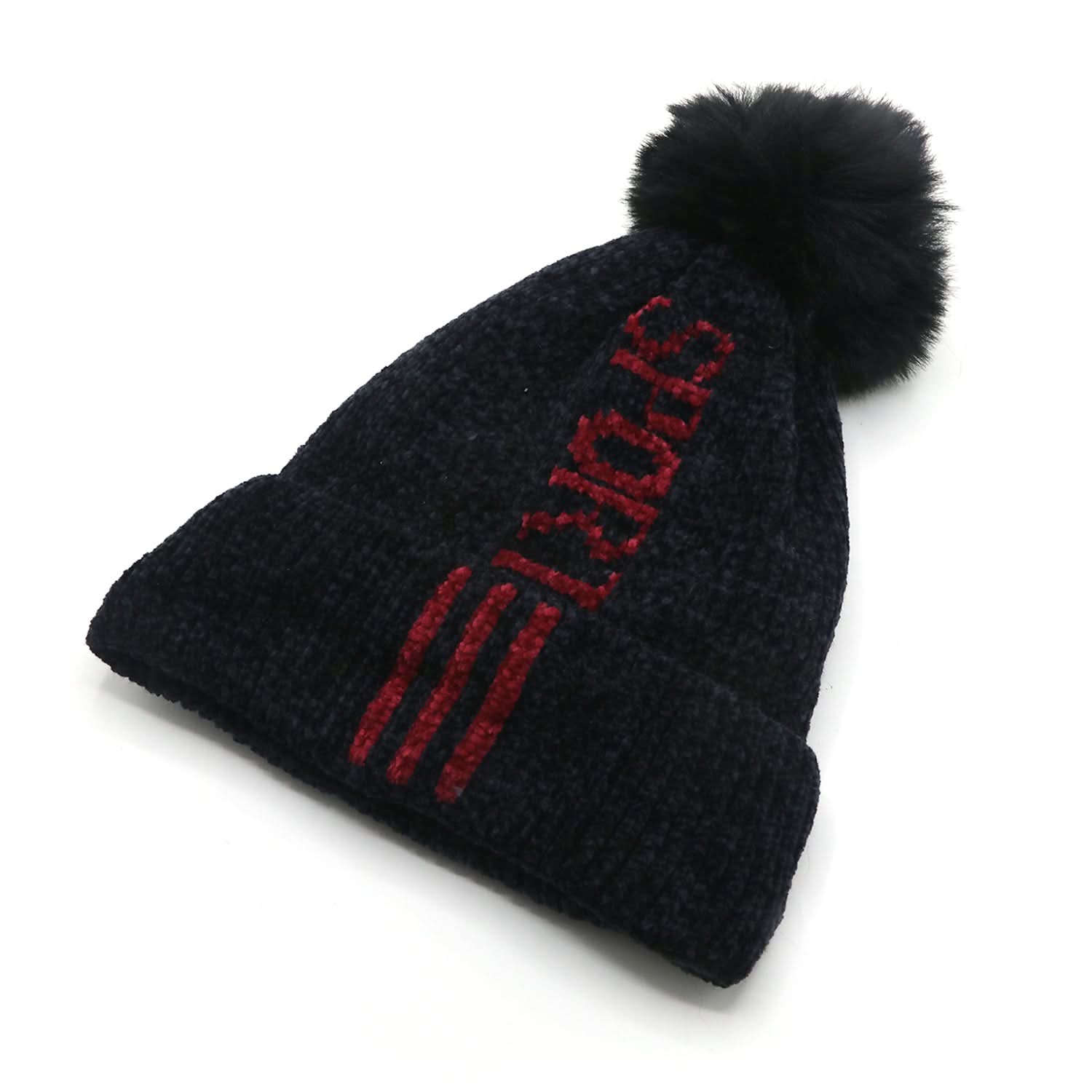 Women's Woolen Cap - Black, Women's Cap & Other Accessories, Chase Value, Chase Value