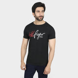 Men's Half Sleeves T-Shirt - Black, Men's T-Shirts & Polos, Chase Value, Chase Value