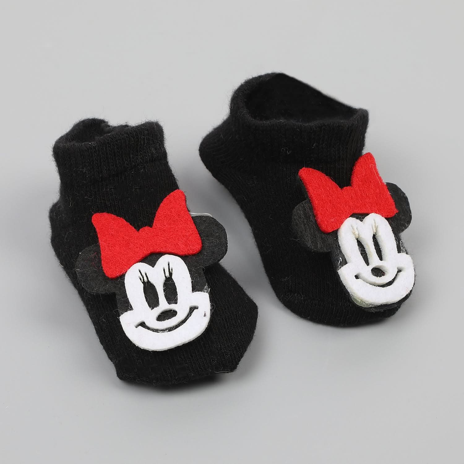 Newborn Card Booties - Grey, Newborn Caps, Shoes & Socks, Chase Value, Chase Value