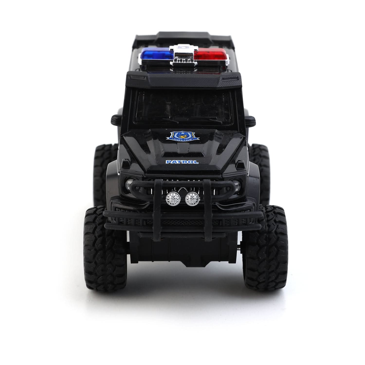 Friction Police Jeep Counter Toy  - Black, Non-Remote Control, Chase Value, Chase Value