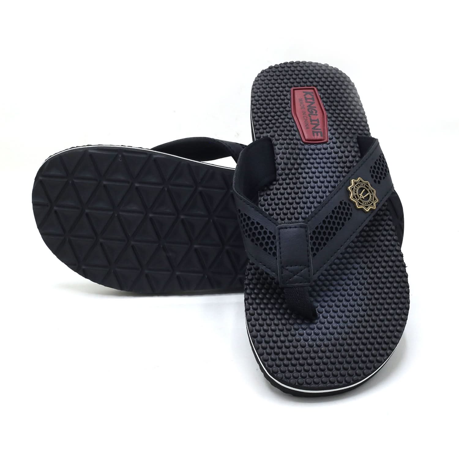 Men's Flip Flop - Black, Men's Slippers, Chase Value, Chase Value