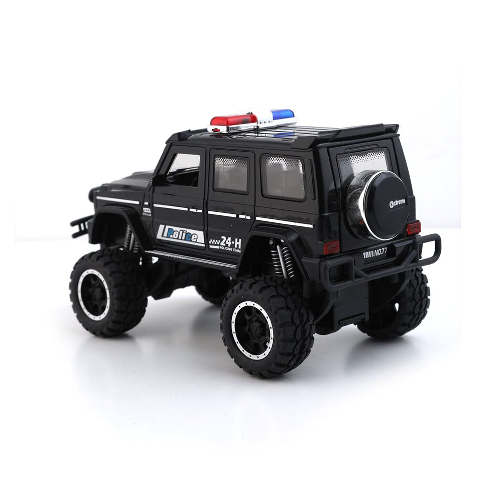 Friction Police Jeep Counter Toy  - Black, Non-Remote Control, Chase Value, Chase Value