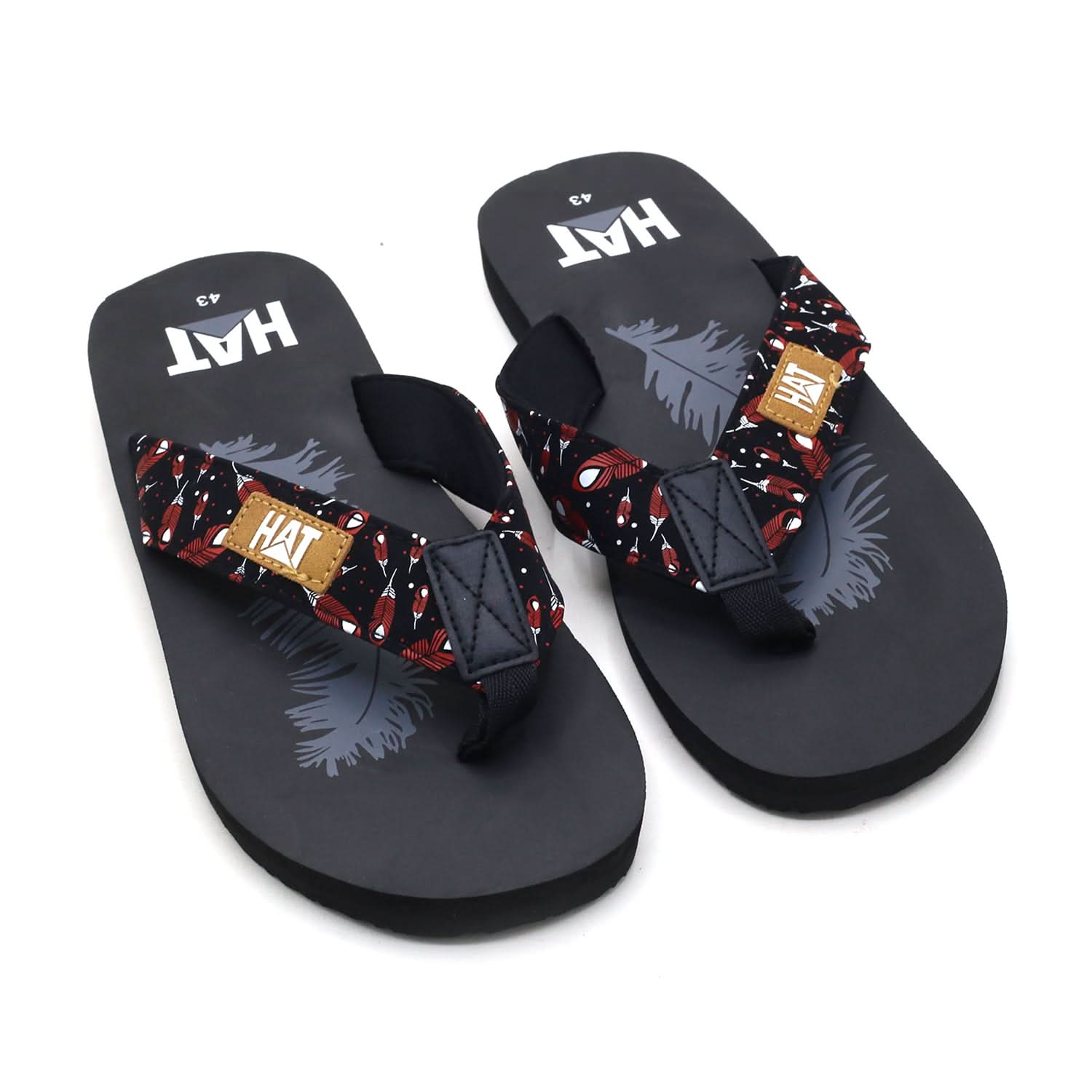 Men's Flip Flop - Black, Men's Slippers, Chase Value, Chase Value