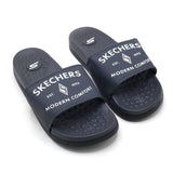 Skechers Modern Comfort Slider For Men - Black, Men's Slippers, Chase Value, Chase Value