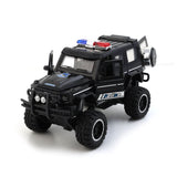 Friction Police Jeep Counter Toy  - Black, Non-Remote Control, Chase Value, Chase Value