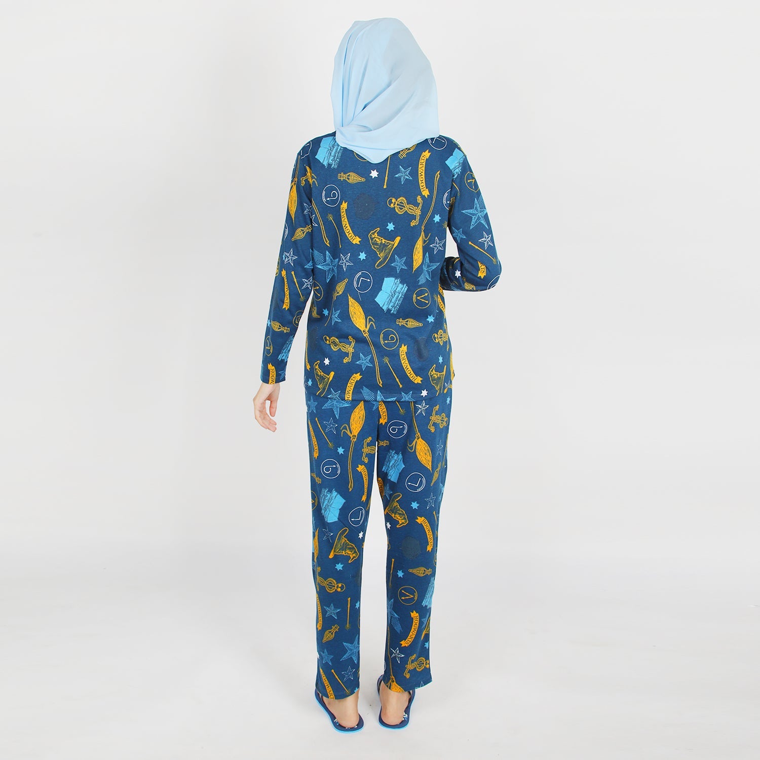 Women Full Sleeves 2pcs Suit - Blue, Women Co-Ord Set, Chase Value, Chase Value