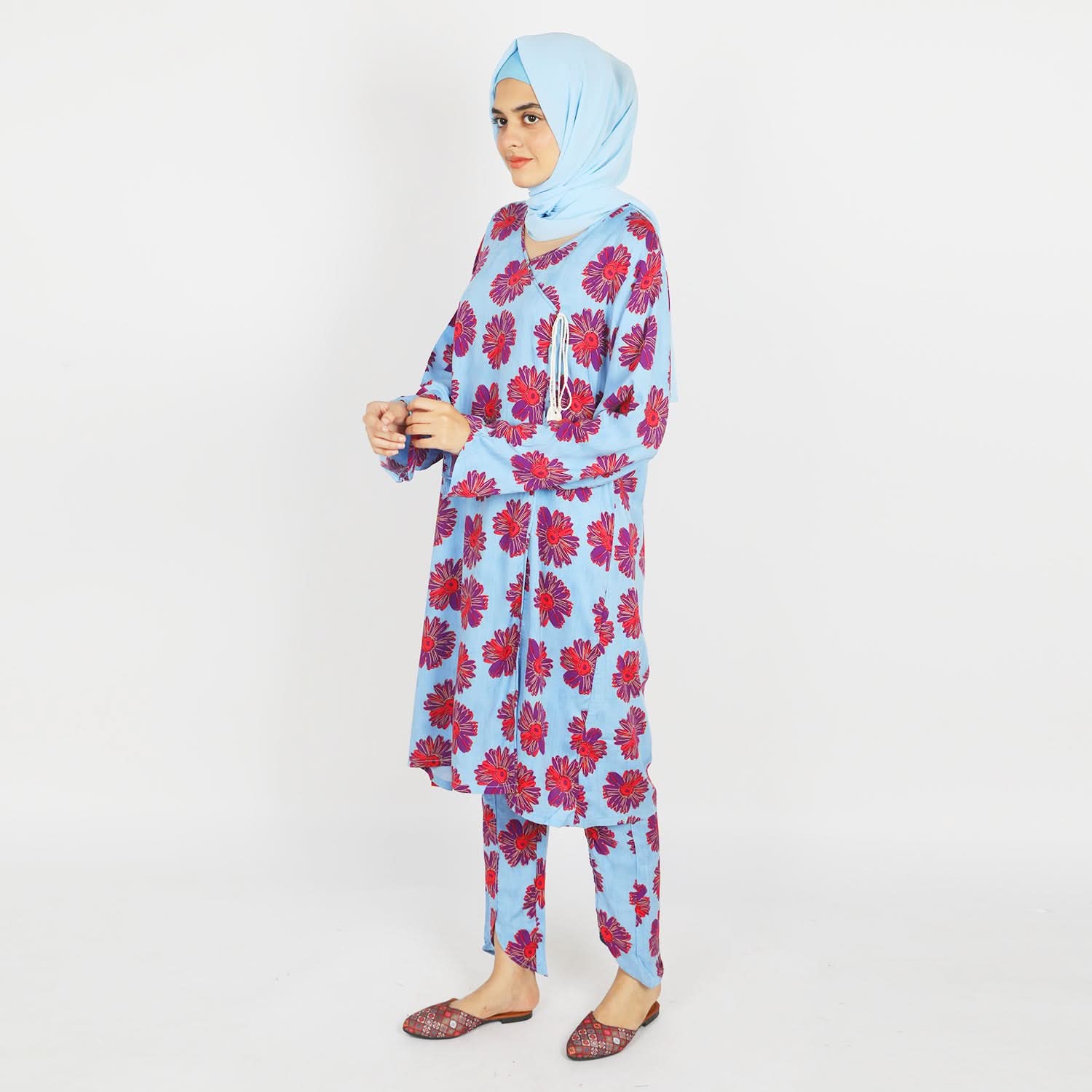 Women's Shalwar Suit - Blue, Women Shalwar Suits, Chase Value, Chase Value