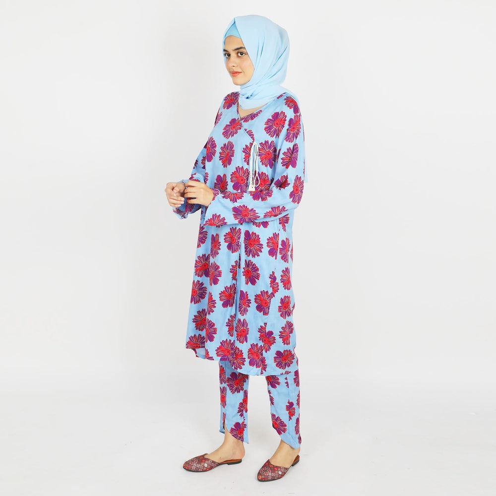 Women's Shalwar Suit - Blue, Women Shalwar Suits, Chase Value, Chase Value