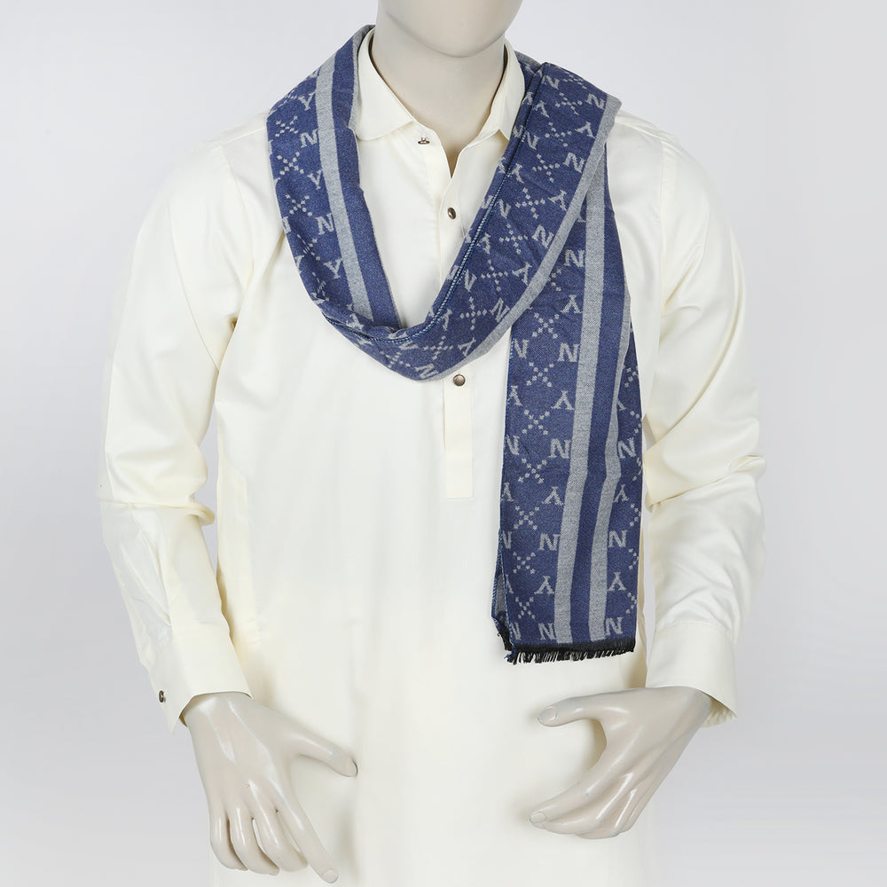 Men's Muffler - Blue, Men's Shawls & Mufflers, Chase Value, Chase Value