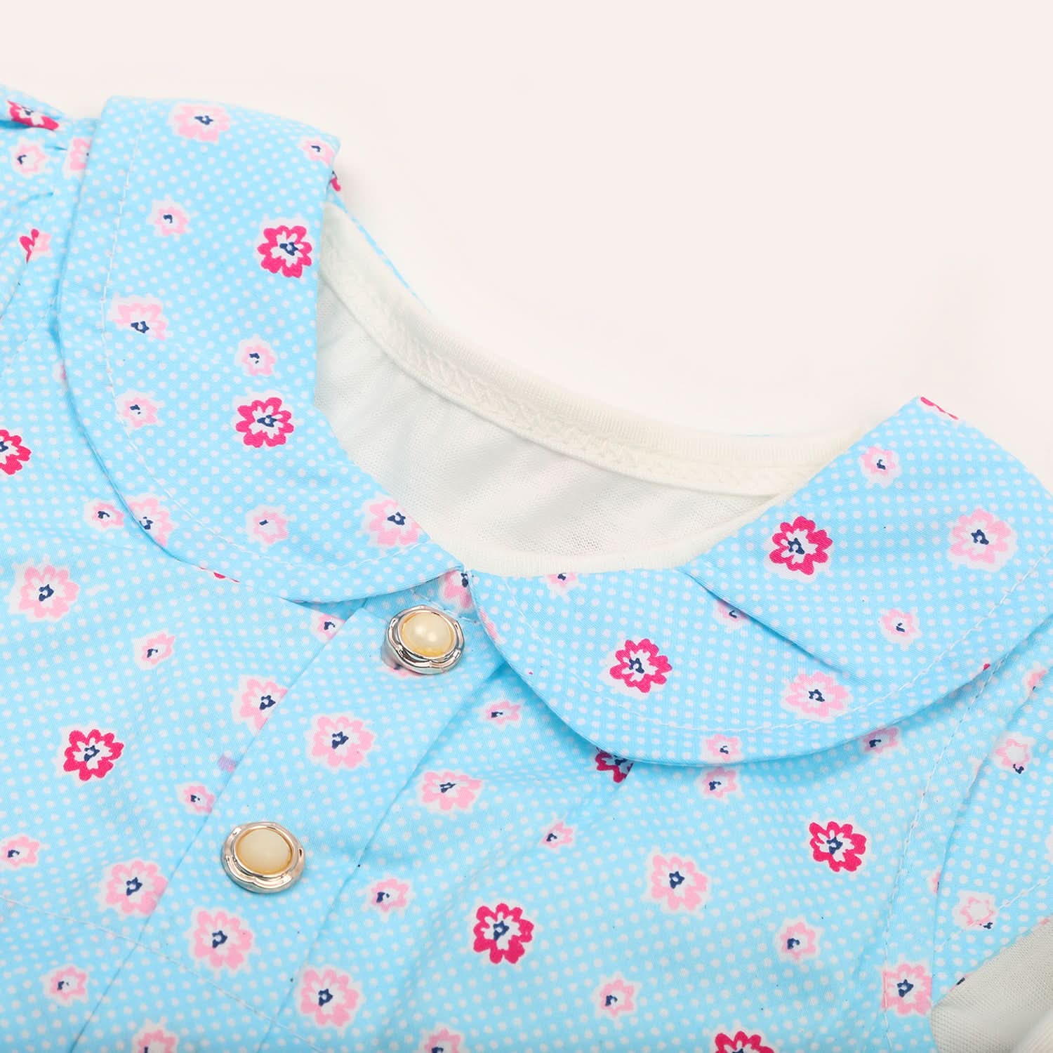 Newborn Girls Full Sleeves Suit - Blue, Newborn Girls Sets & Suits, Chase Value, Chase Value