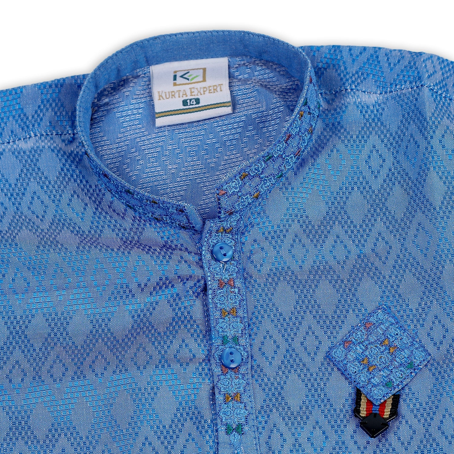 Boys Embroidered Shalwar Suit - Blue, Boys Shalwar Kameez, Chase Value, Chase Value