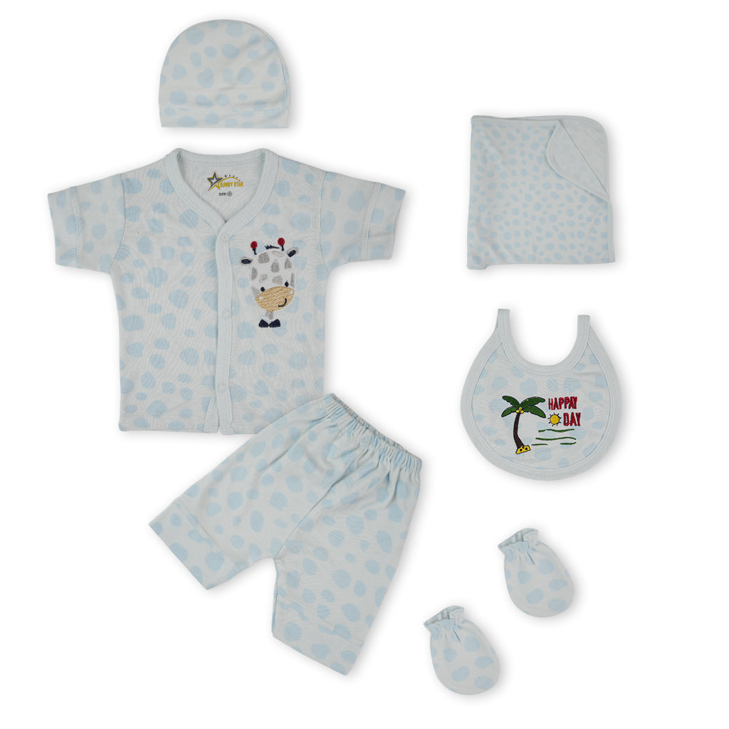 Newborn 6Pcs Gift Set Happy Day, Newborn Gift Set, Chase Value, Chase Value