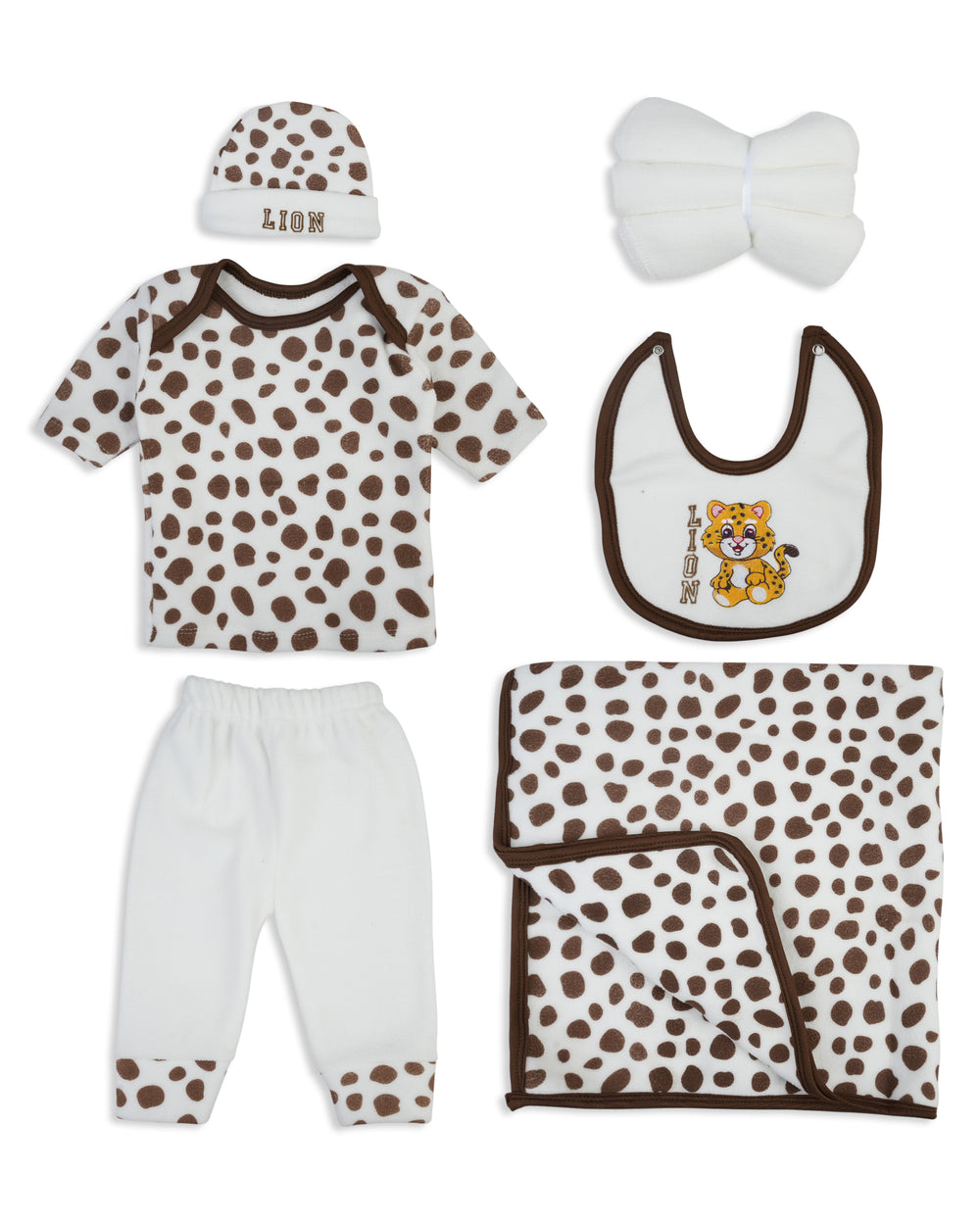 Newborn 9-Piece Hanger Set – Lion, Newborn Gift Set, Chase Value, Chase Value