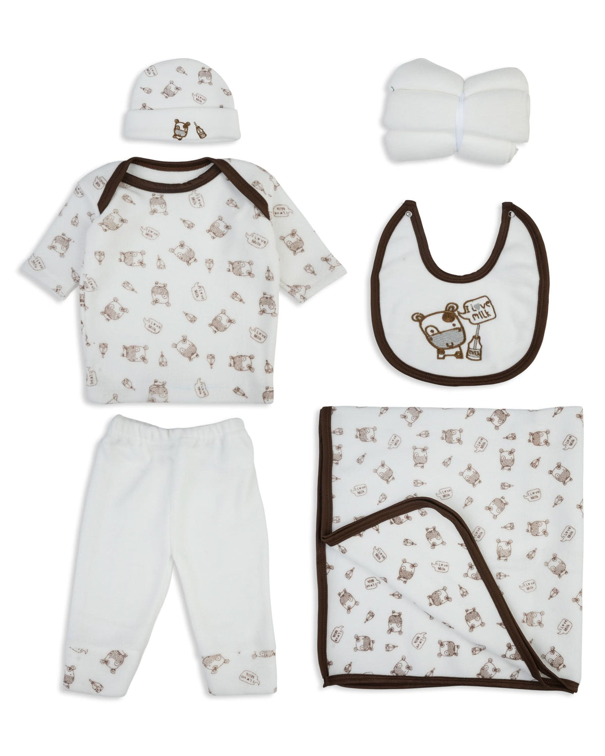 Newborn 9-Piece Hanger Set – Milk, Newborn Gift Set, Chase Value, Chase Value