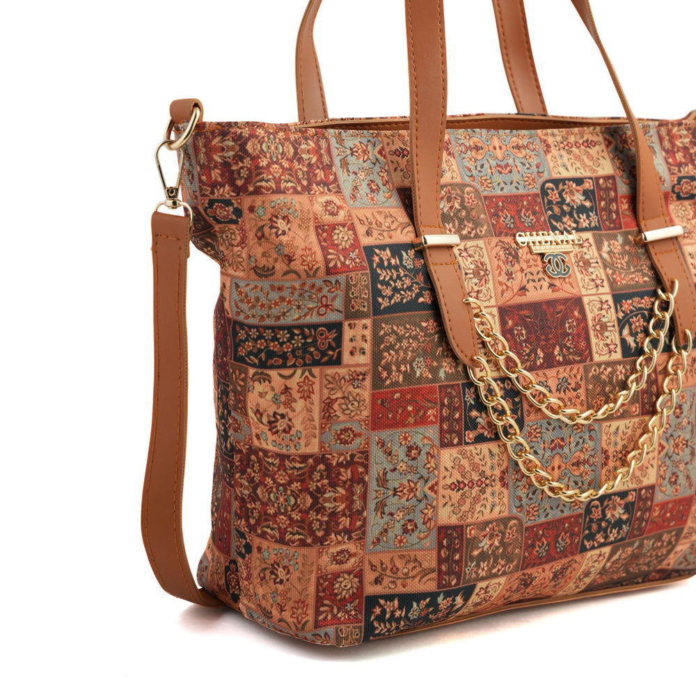 Women's Hand Bag - Brown, Women Bags, Chase Value, Chase Value