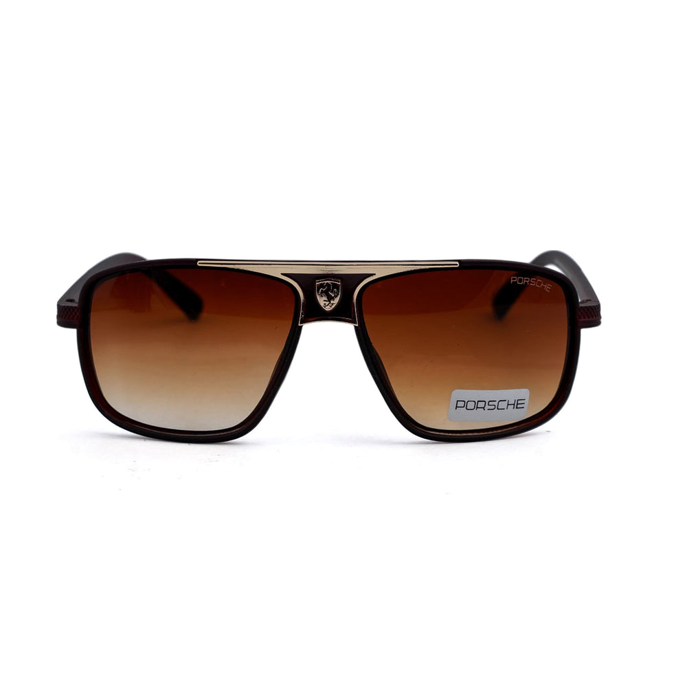 Men's Sunglasses With Pouch - Brown, Men's Sunglasses, Chase Value, Chase Value