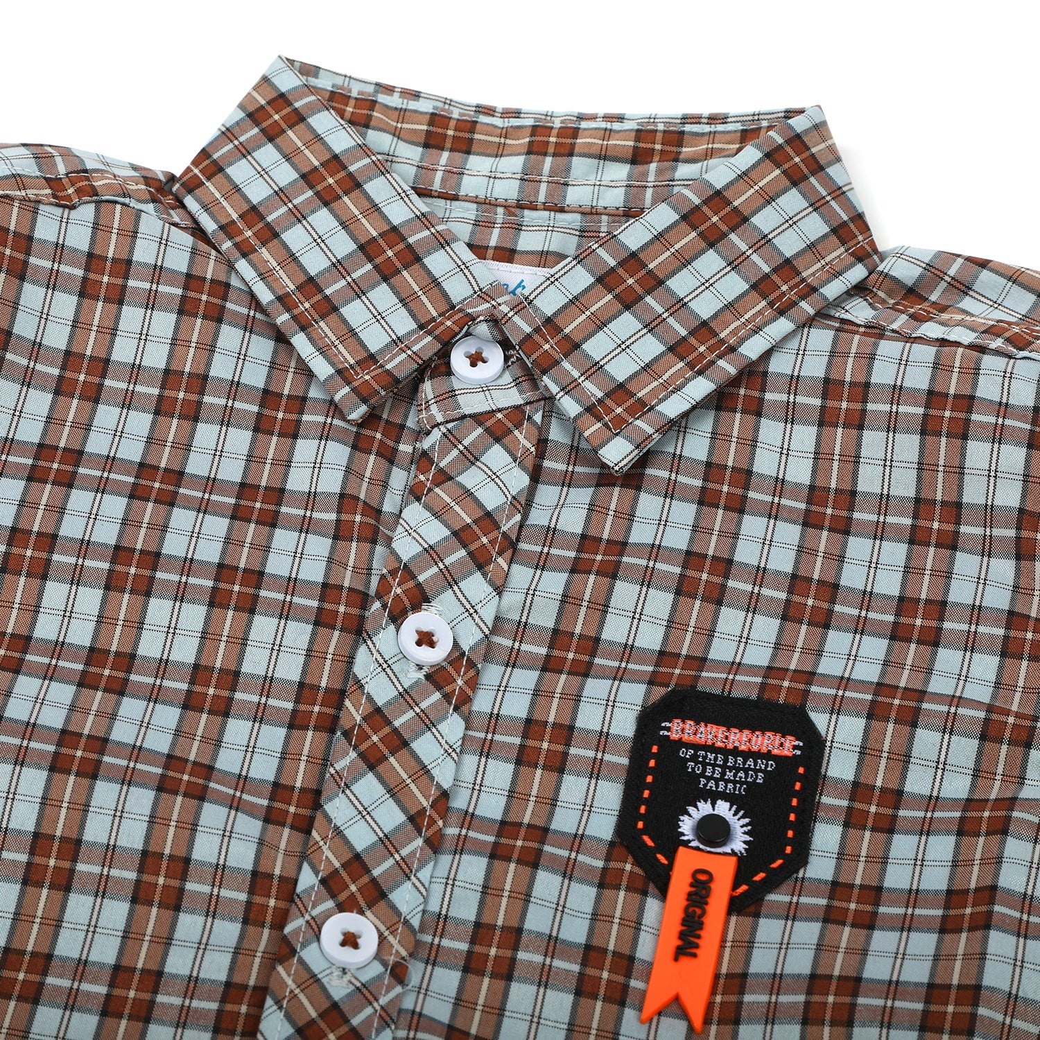 Boys Half Sleeves Causal Shirt - Brown, Boys Shirts, Chase Value, Chase Value