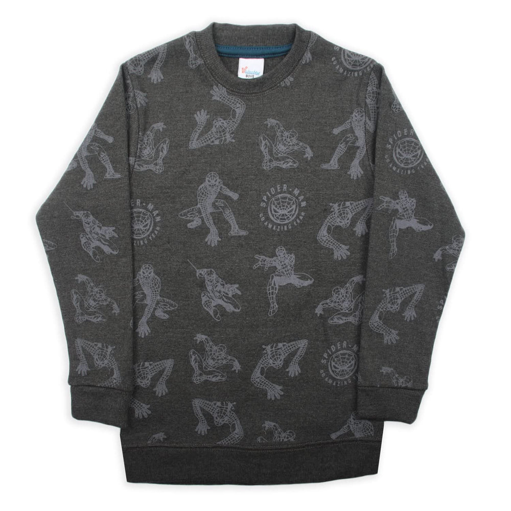 Boys Full Sleeves SweatShirt - Charcoal, Boys Hoodies & Sweat Shirts, Chase Value, Chase Value