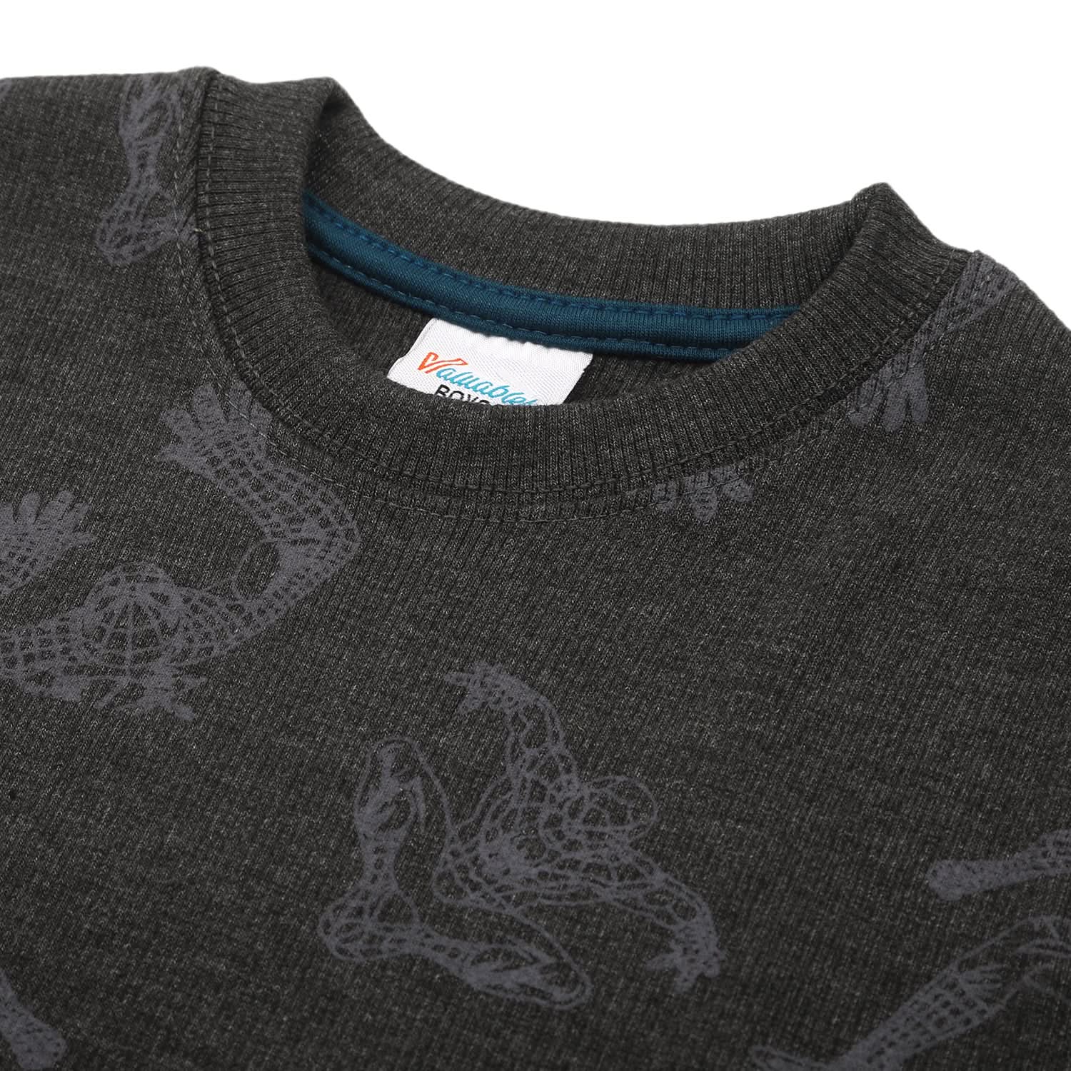 Boys Full Sleeves SweatShirt - Charcoal, Boys Hoodies & Sweat Shirts, Chase Value, Chase Value