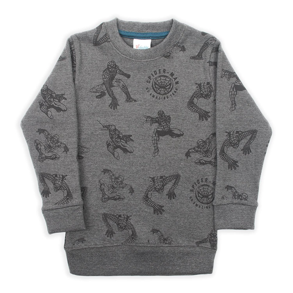 Boys Full Sleeves SweatShirt - Charcoal, Boys Hoodies & Sweat Shirts, Chase Value, Chase Value
