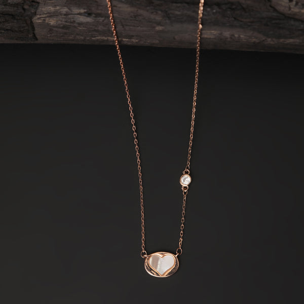 Women's Chain With Locket - Copper