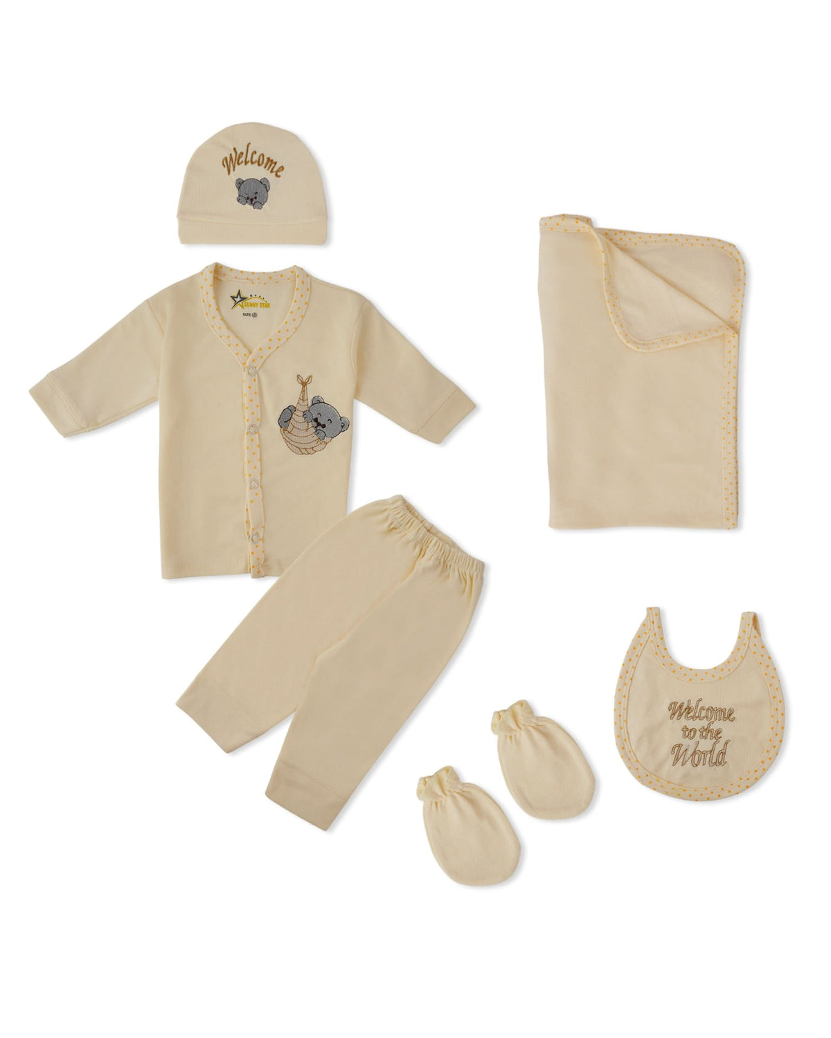 Newborn 6Pcs Gift Set, Newborn Gift Set, Chase Value, Chase Value