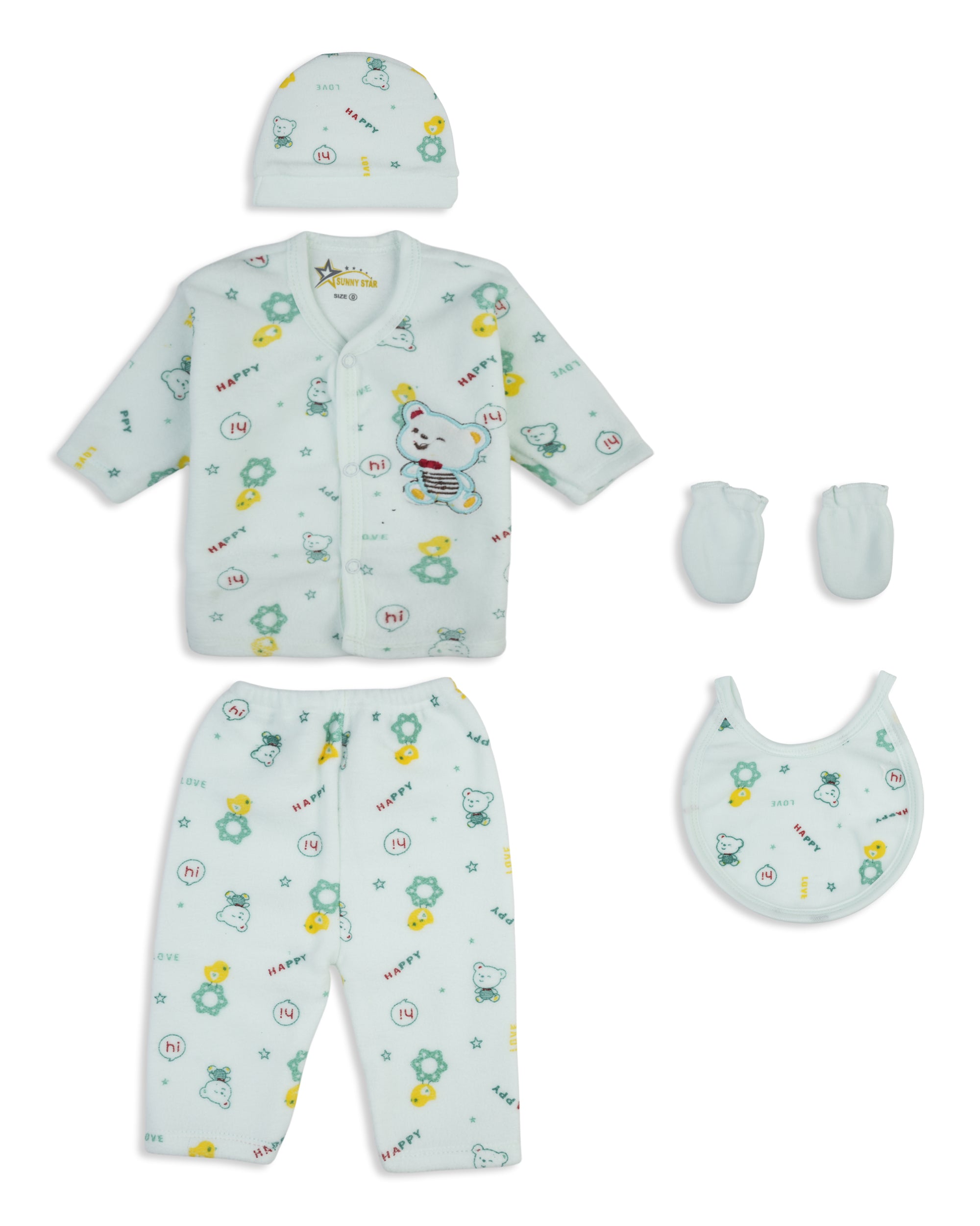 Newborn 5-Piece Set – Emb, Newborn Gift Set, Chase Value, Chase Value