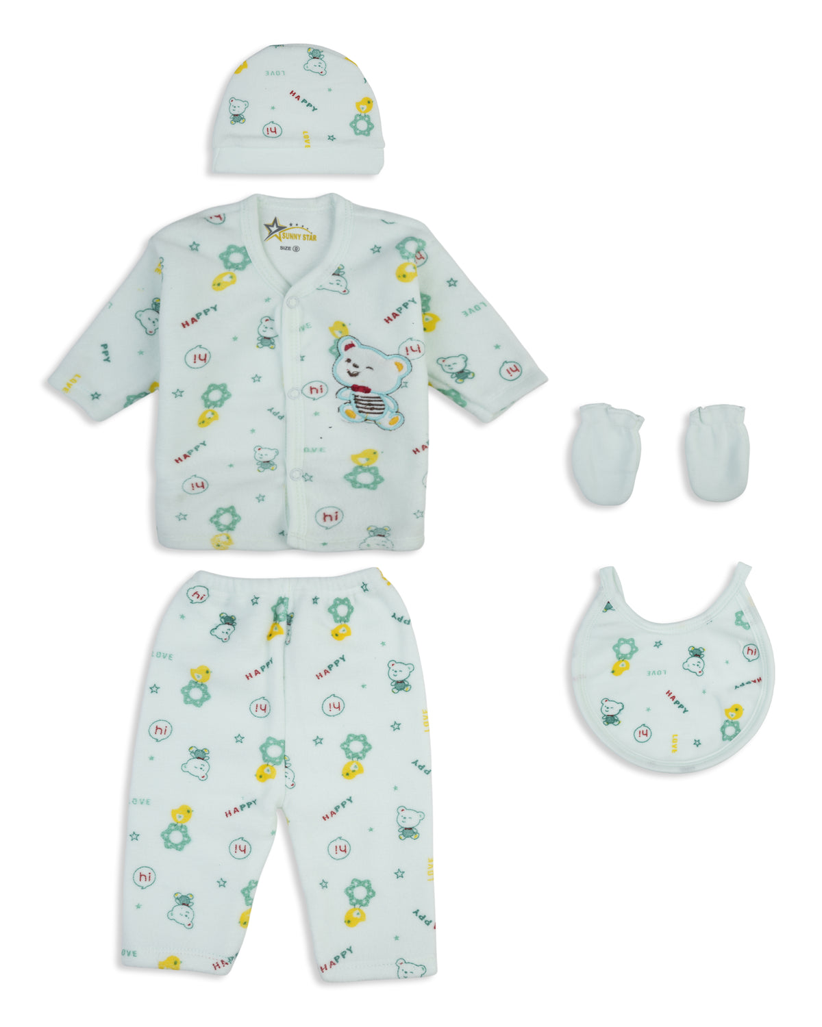 Newborn 5-Piece Set – Emb, Newborn Gift Set, Chase Value, Chase Value