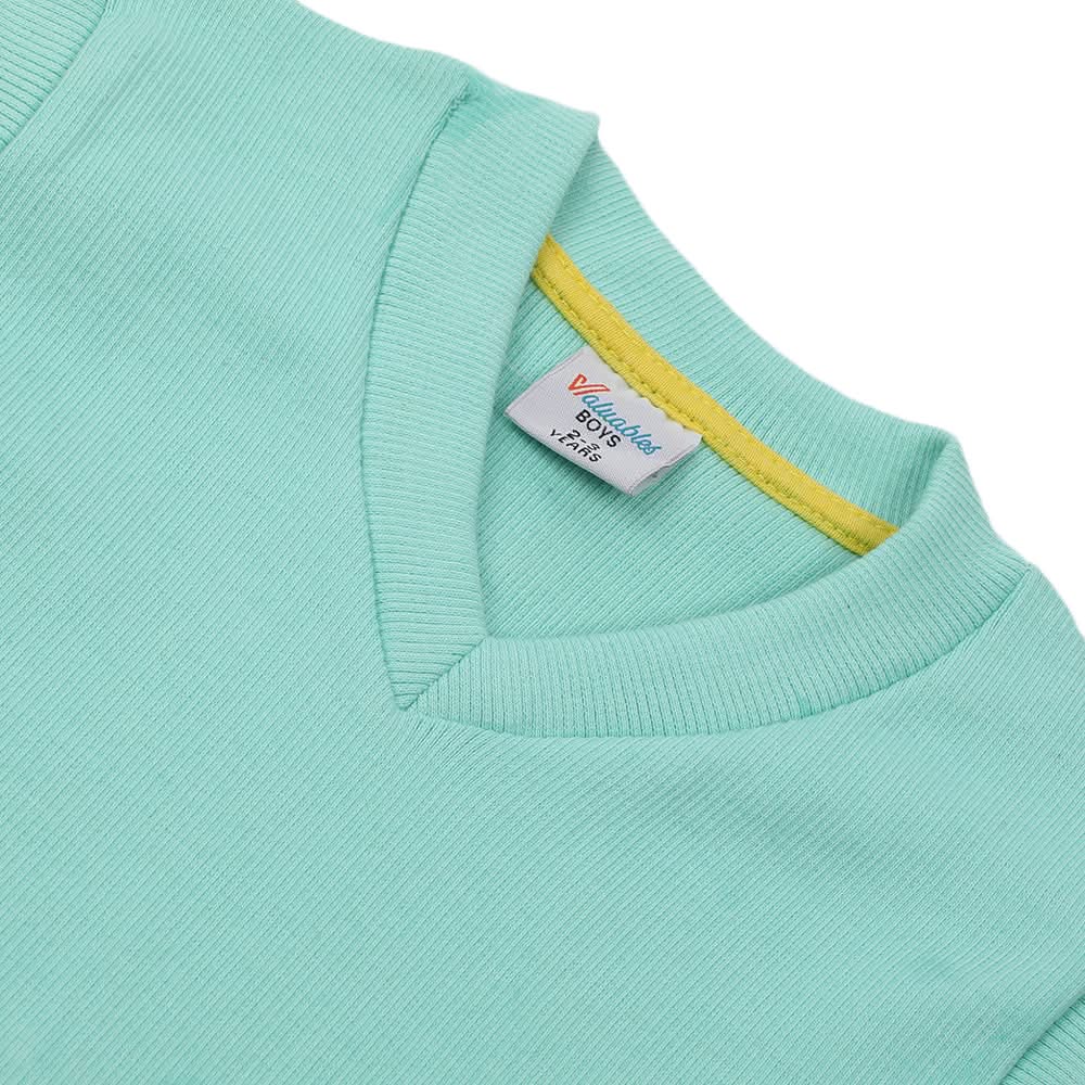 Boys Sleevesless Sweater - Cyan, Boys Sweaters, Chase Value, Chase Value