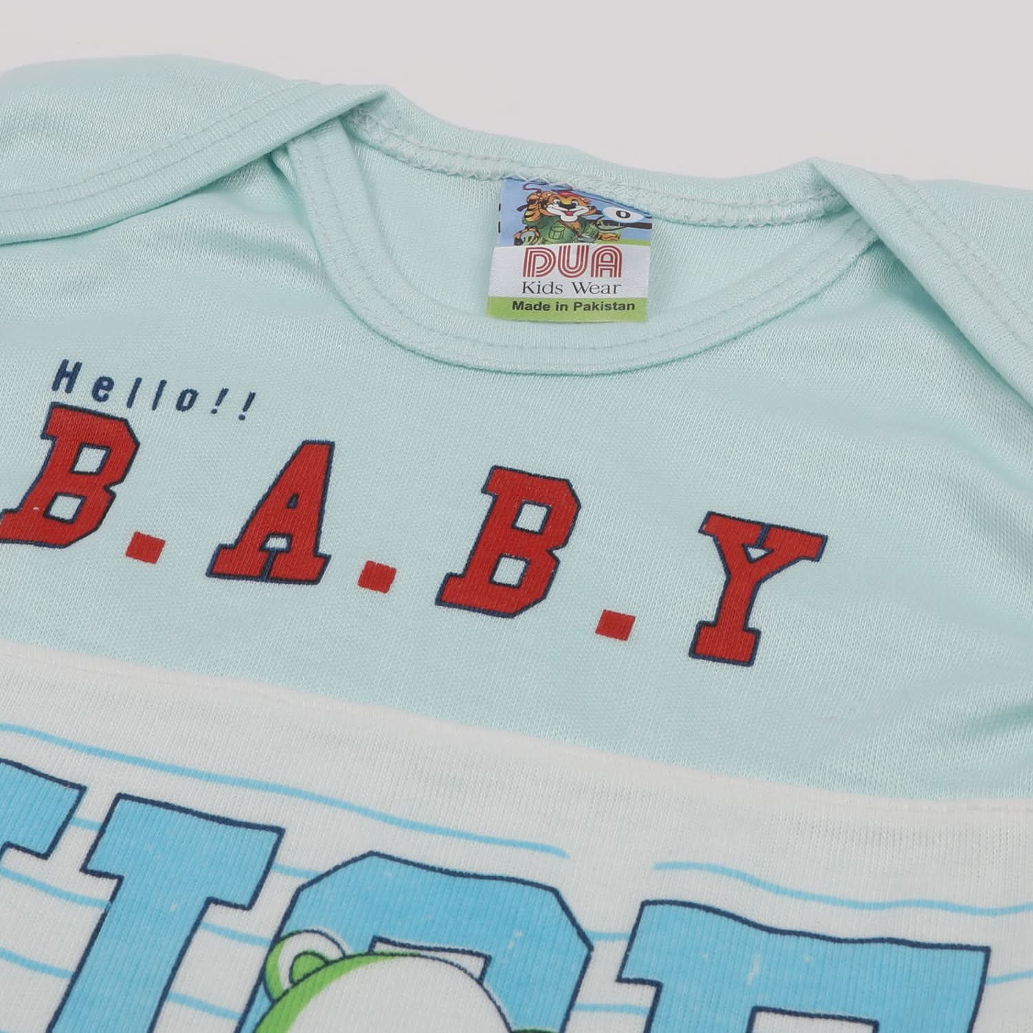 Newborn Boys Half Sleeves Suit - Cyan, Newborn Boys Sets & Suits, Chase Value, Chase Value