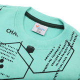 Boys Full Sleeves SweatShirt - Cyan, Boys Hoodies & Sweat Shirts, Chase Value, Chase Value