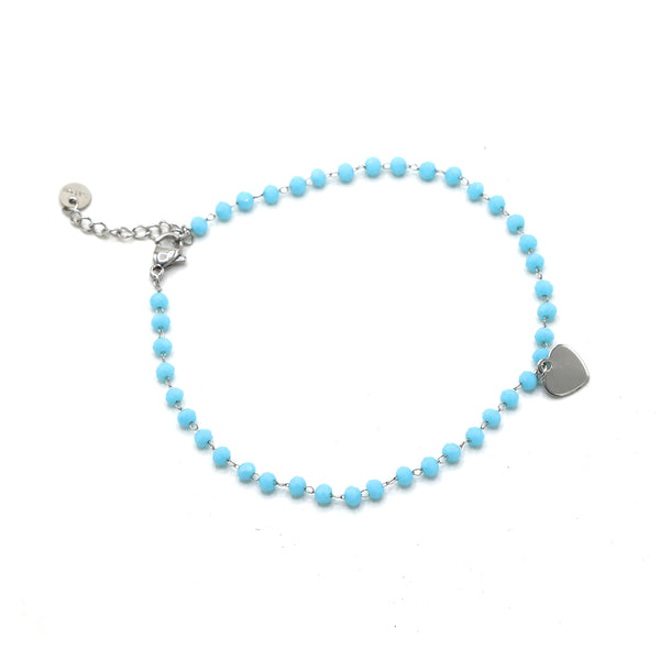 Women's Fashion Anklets - Cyan