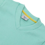 Boys Sleevesless Sweater - Cyan, Boys Sweaters, Chase Value, Chase Value