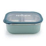 Lunch Box With Spoon - Cyan, Tiffin Boxes & Bottles, Chase Value, Chase Value