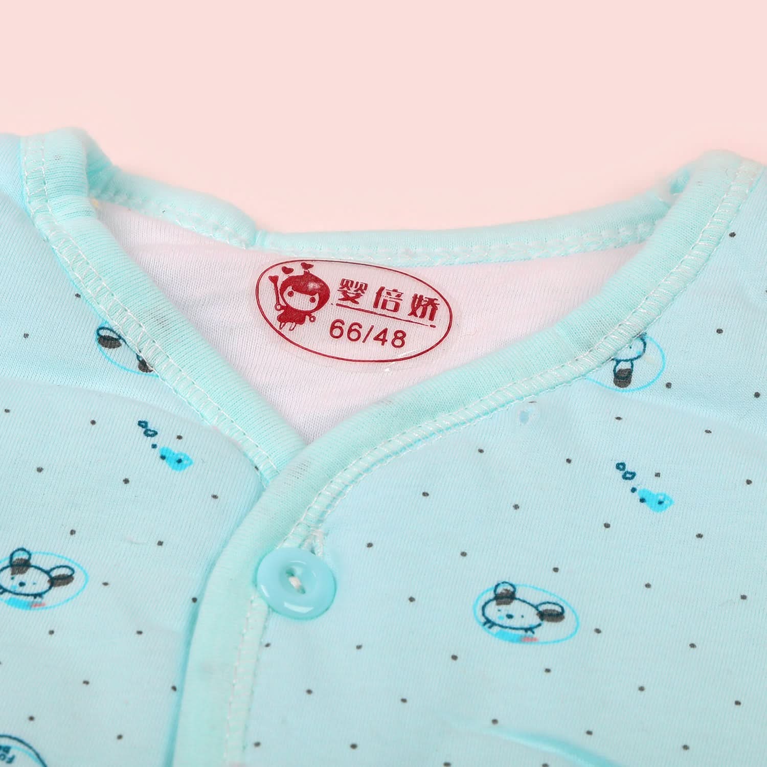 Newborn Girls Full Sleeves Suit - Cyan, Newborn Girls Sets & Suits, Chase Value, Chase Value